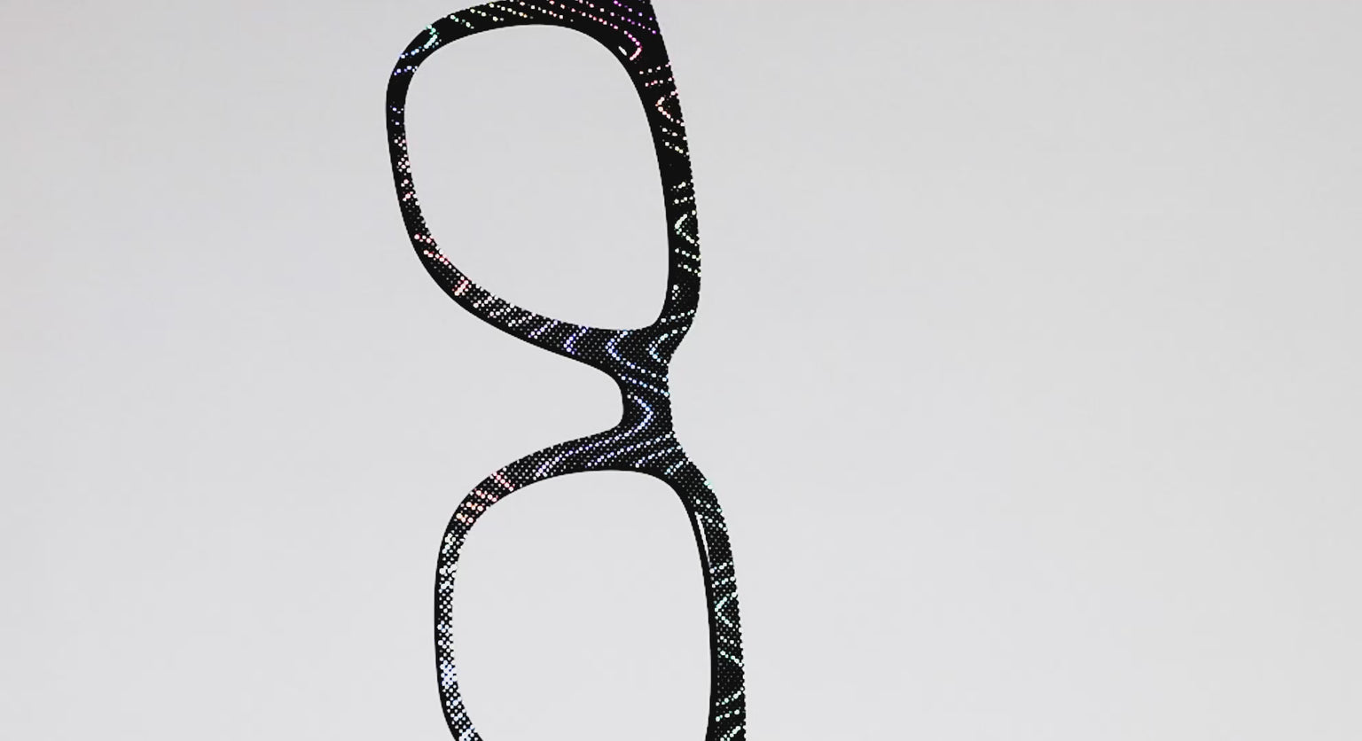 The Silver Iridescent Ripple - LifeStyle Thumbnail Video1 - Pair Eyewear