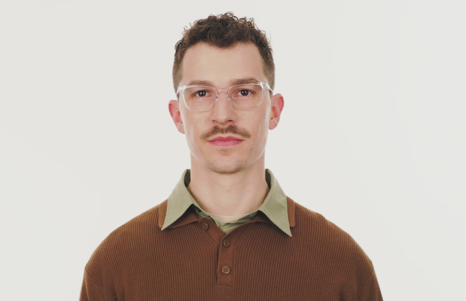 The Larkin - Crystal Clear Acetate Silver Metal - LifeStyle Thumbnail3 - Pair Eyewear