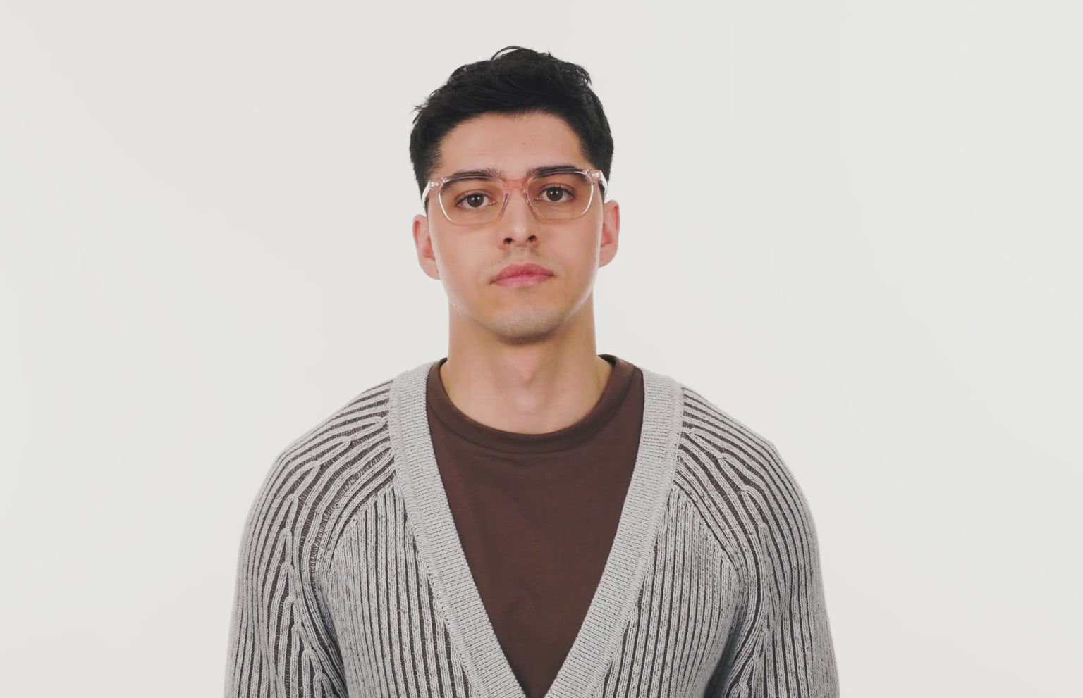 The Casper - Pink Clear - LifeStyle Thumbnail2 - Pair Eyewear