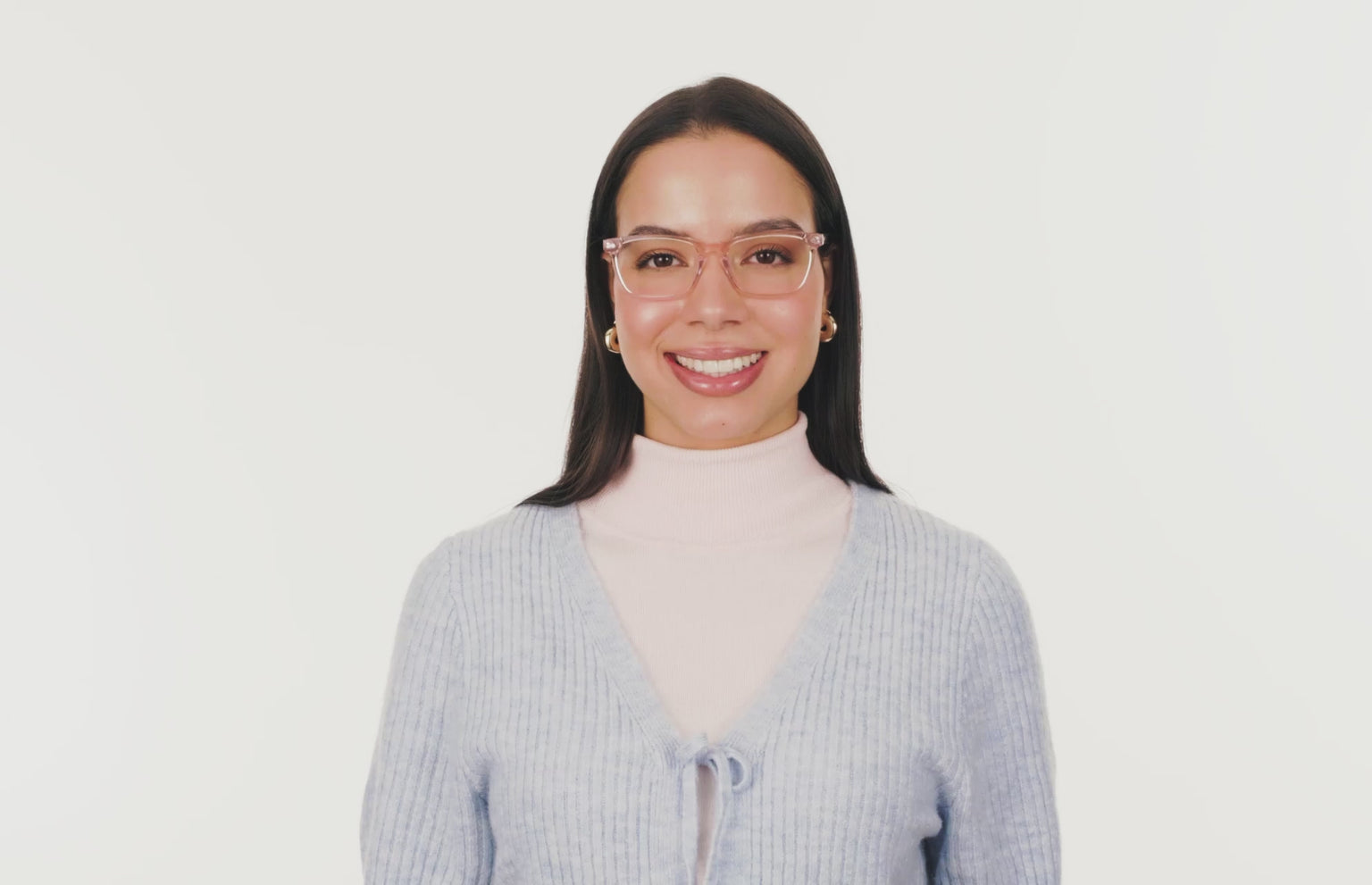 The Casper - Pink Clear - LifeStyle Thumbnail2 - Pair Eyewear