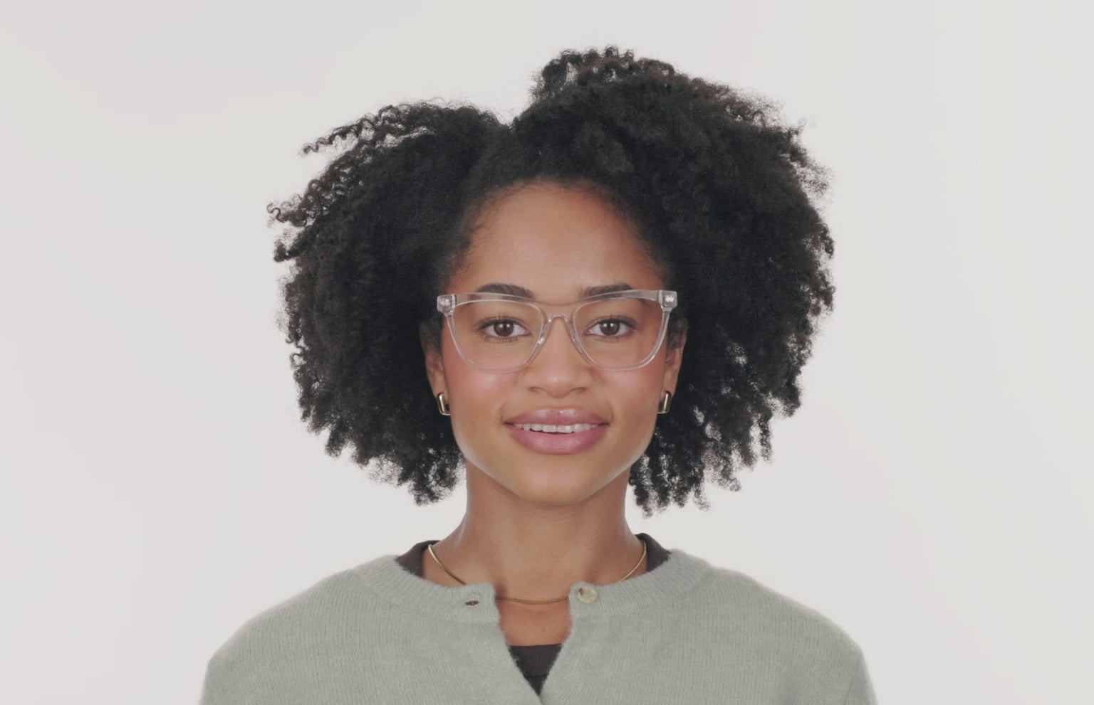 The Harper - Crystal Clear - LifeStyle Thumbnail2 - Pair Eyewear