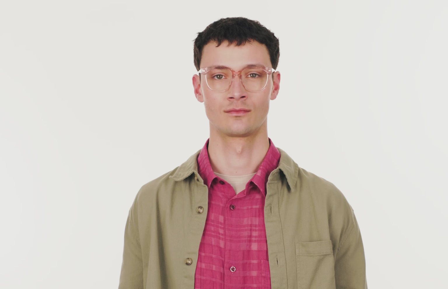 The Murphy - Pink Clear - LifeStyle Thumbnail2 - Pair Eyewear