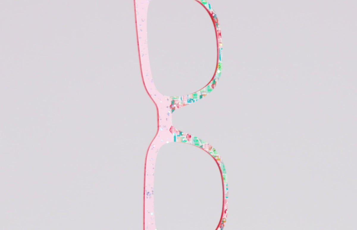 The Winter Village with Iridescent Glitter - LifeStyle Thumbnail Video1 - Pair Eyewear