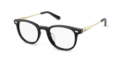 The Reese - Black Acetate Gold Metal - Thumbnail1 - Pair Eyewear