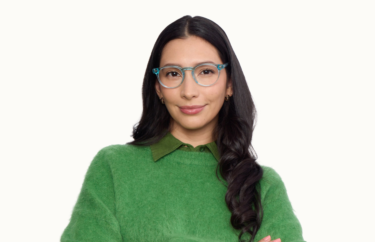 The Soto - Seafoam Clear - LifeStyle1 - Pair Eyewear
