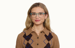 The Twain - Seafoam Clear - LifeStyle Thumbnail1 - Pair Eyewear