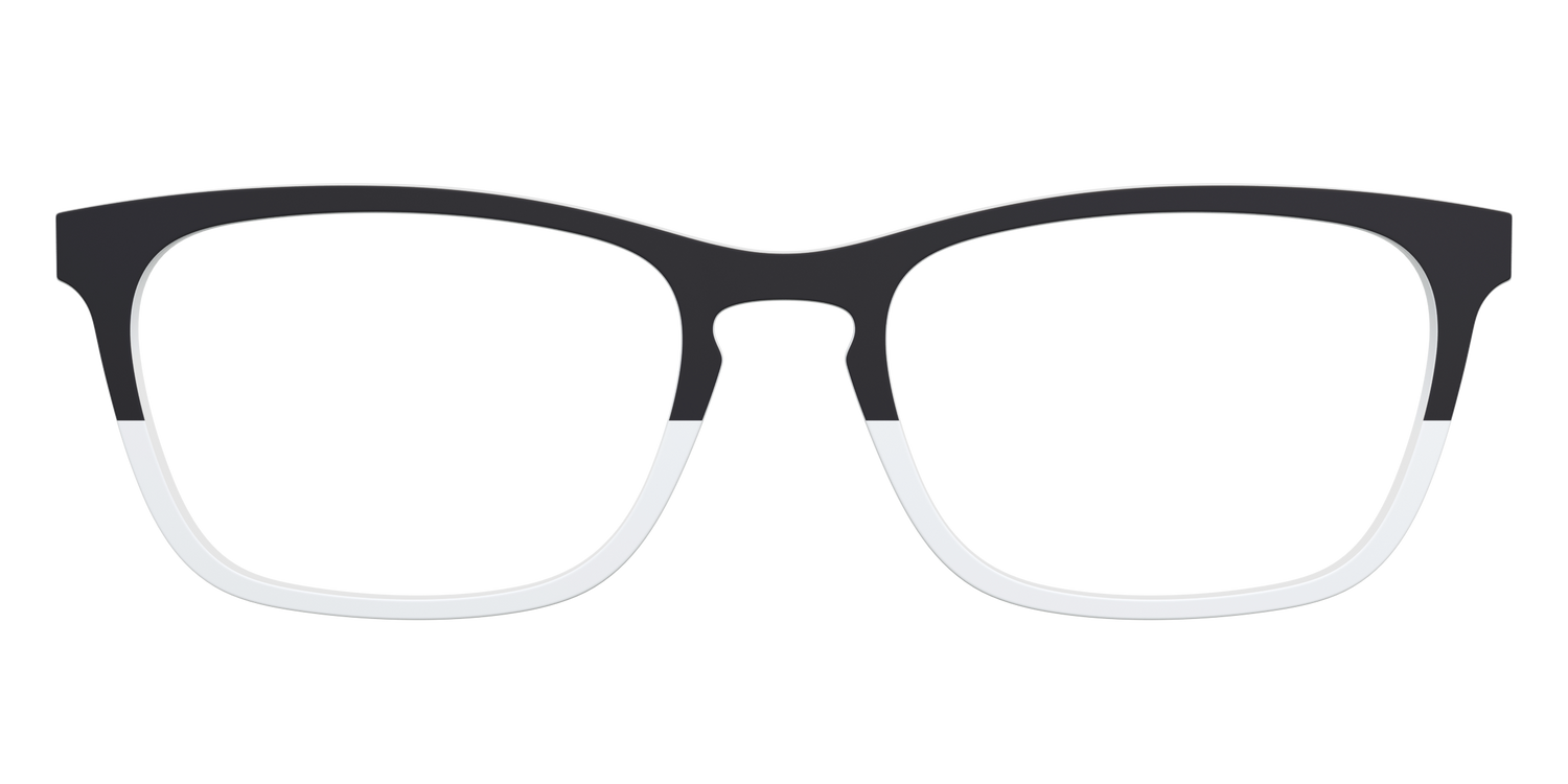 The Black and White - Front Top Image - Pair Eyewear
