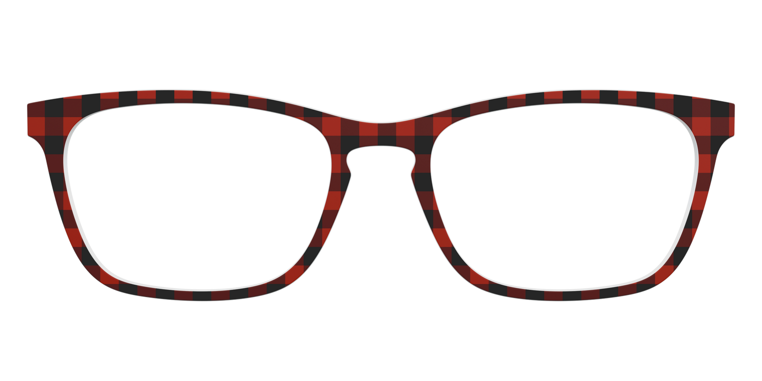 The Buffalo Plaid - Front Top Image - Pair Eyewear