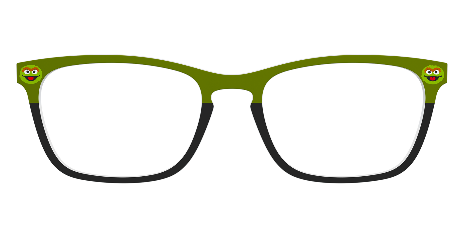 The Oscar the Grouch - Front Top Image - Pair Eyewear