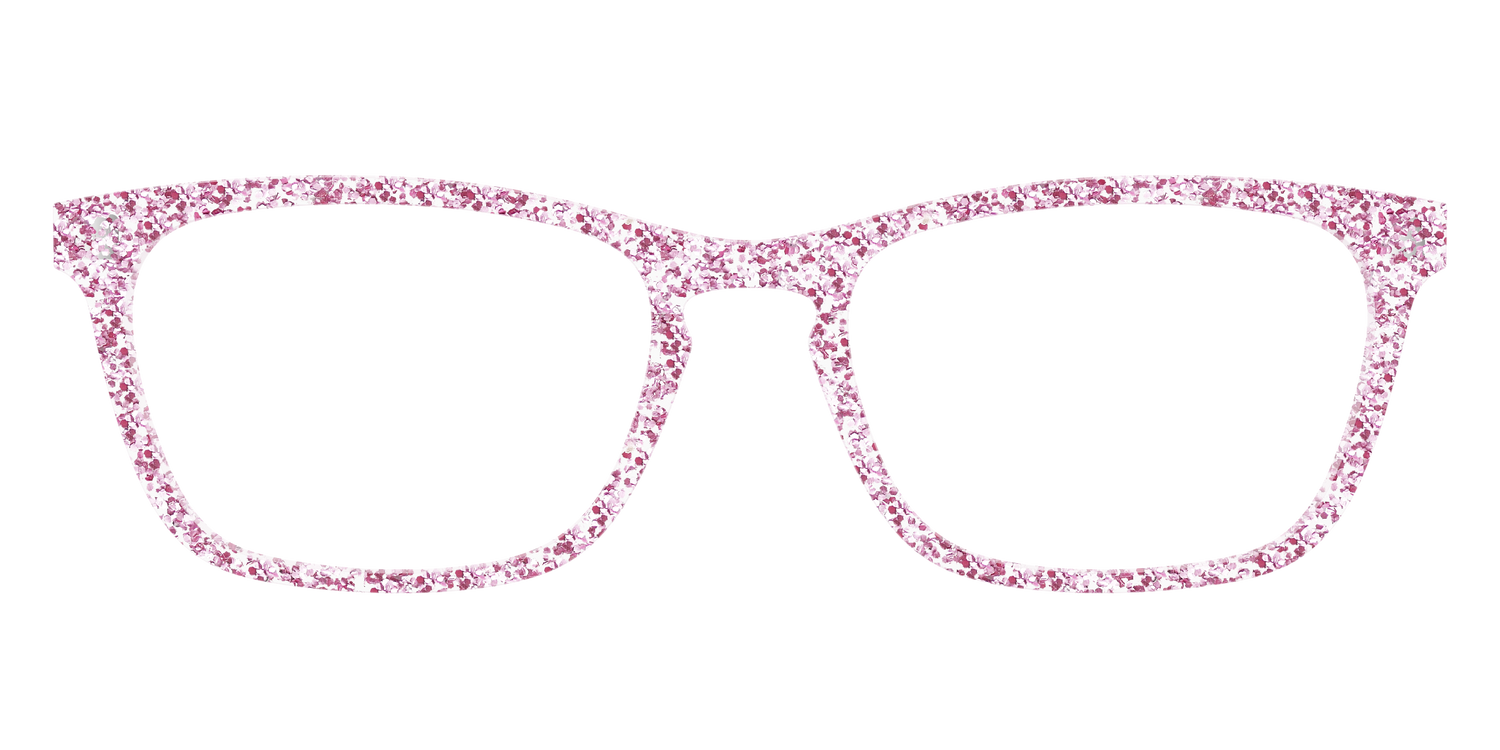 The Rose Gold Sparkle - Front Top Image - Pair Eyewear