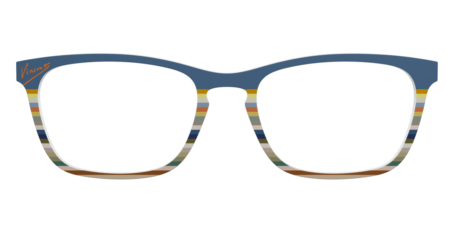 The Vincent Stripes - Front Top Image - Pair Eyewear