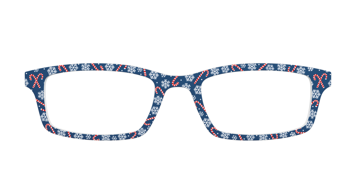 The Candy Cane - Front Top Image - Pair Eyewear