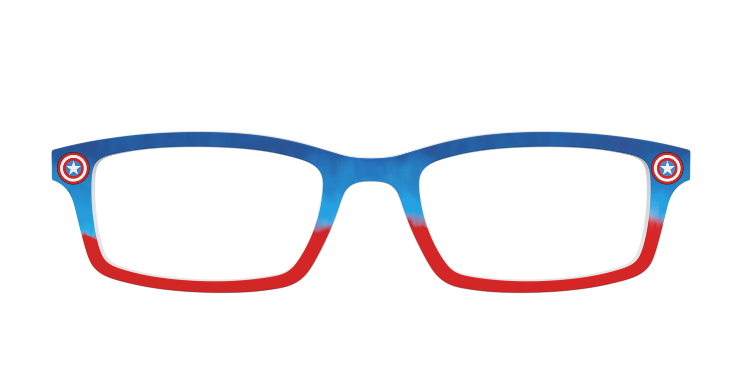 The Captain America Shield - Front Top Image - Pair Eyewear
