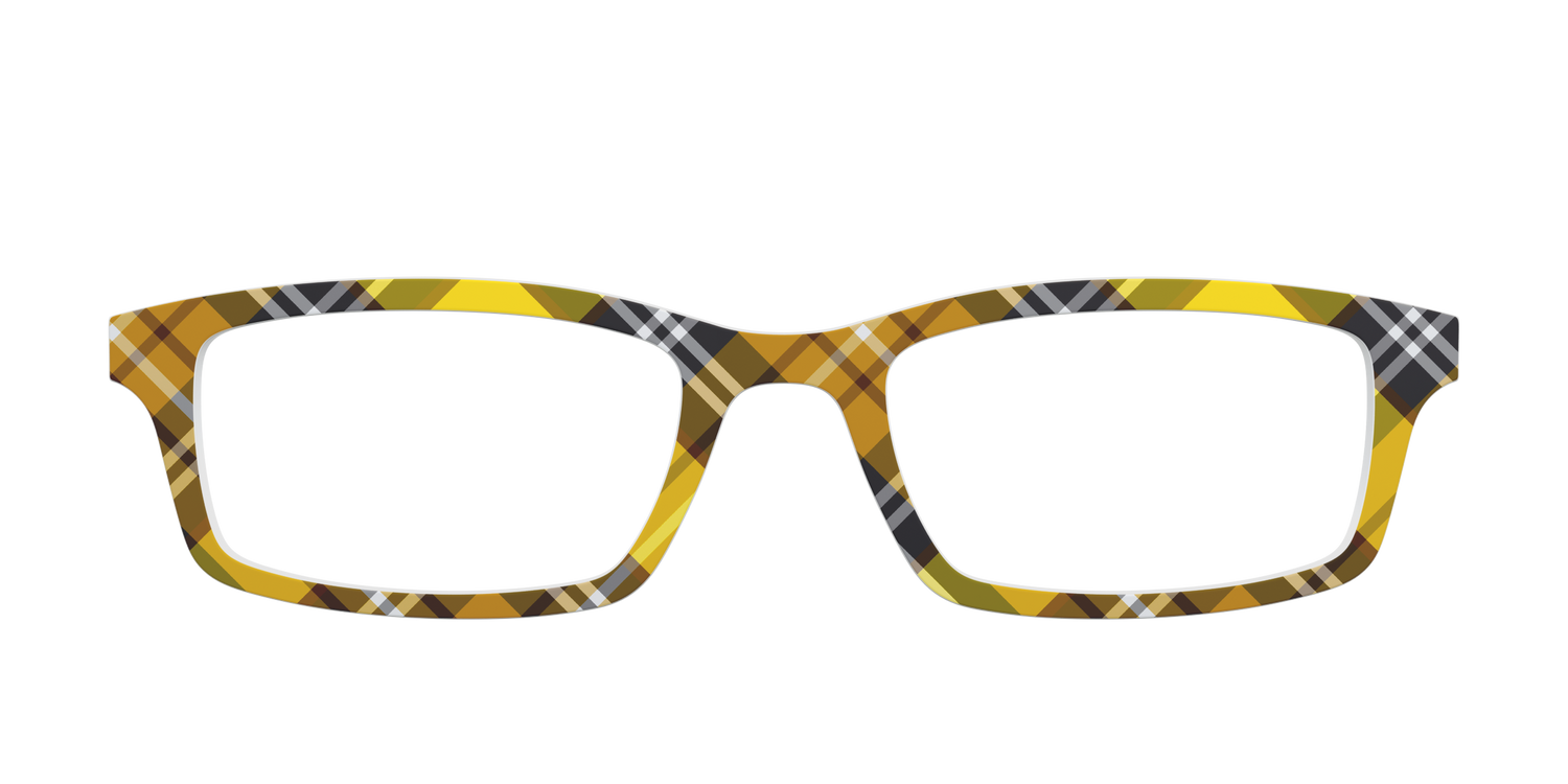 The Charlie Brown Plaid - Front Top Image - Pair Eyewear