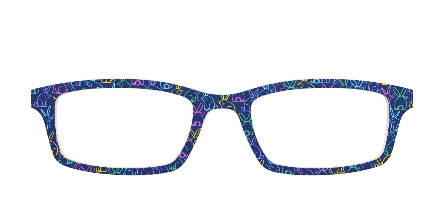 The Colorful Bunny - Front Top Image - Pair Eyewear
