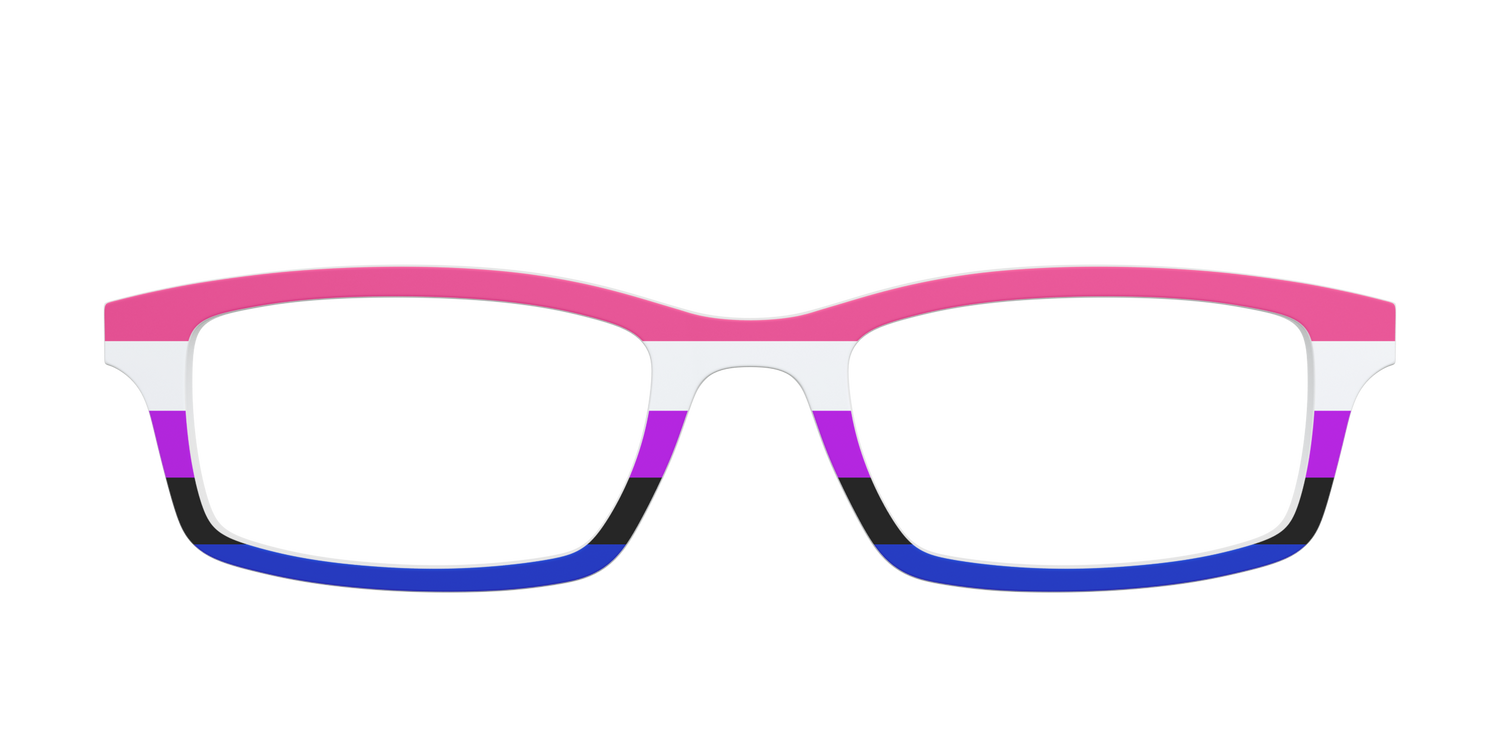 The Genderfluid Flag - Front Top Image - Pair Eyewear
