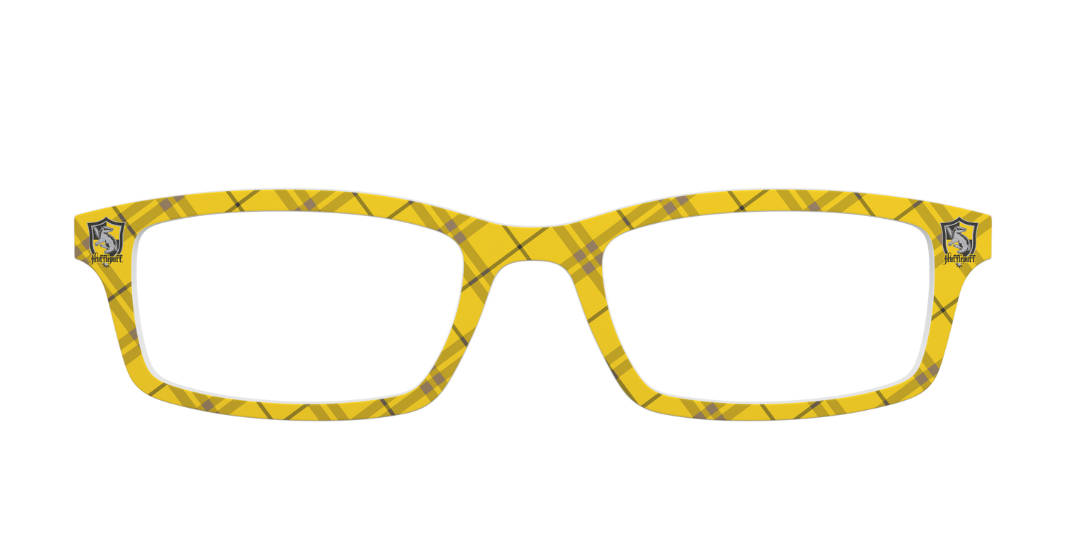 The Hufflepuff™ Plaid - Front Top Image - Pair Eyewear