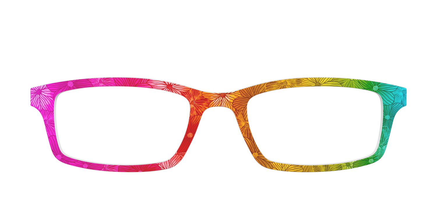 The Luau Floral - Front Top Image - Pair Eyewear