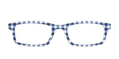 The Navy Gingham - Front Top Thumbnail - Pair Eyewear
