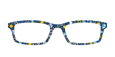The Navy Hanukkah Stars - Front Top Thumbnail - Pair Eyewear