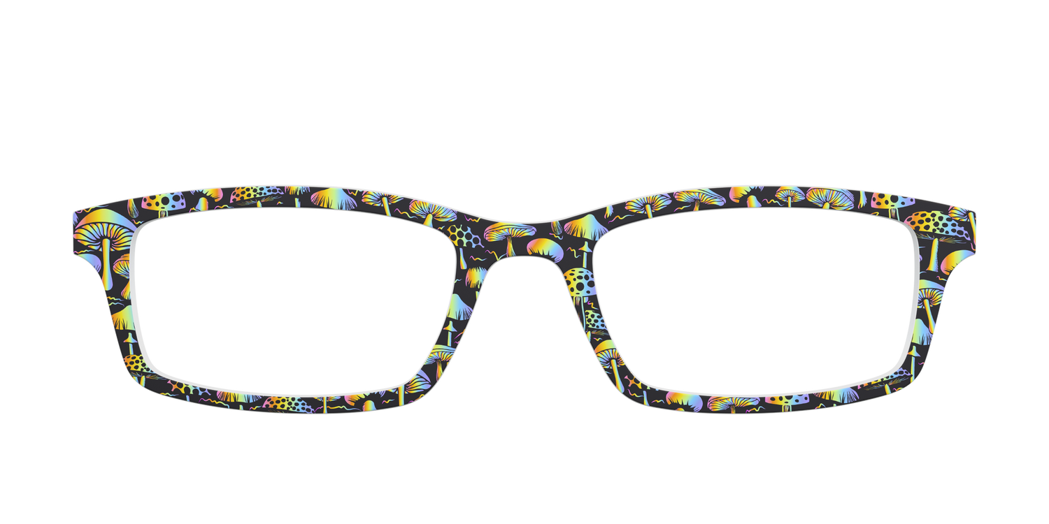 The Retro Mushrooms - Front Top Image - Pair Eyewear