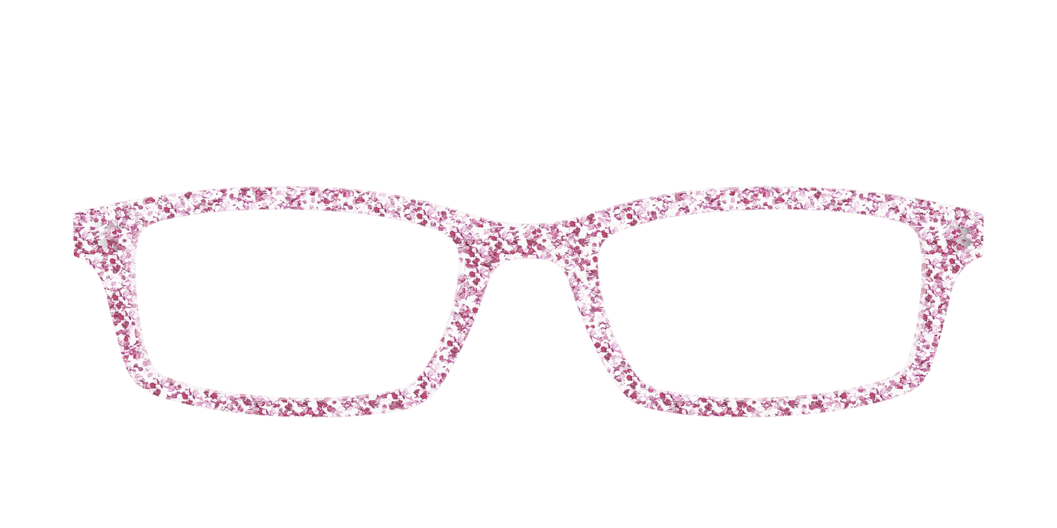The Rose Gold Sparkle - Front Top Image - Pair Eyewear