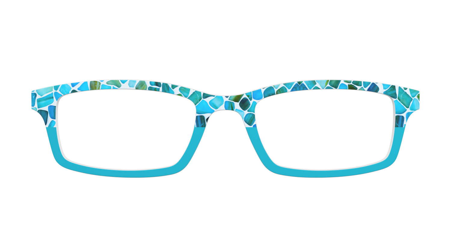 The Sea Glass Split - Front Top Image - Pair Eyewear