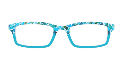 The Sea Glass Split - Front Top Thumbnail - Pair Eyewear