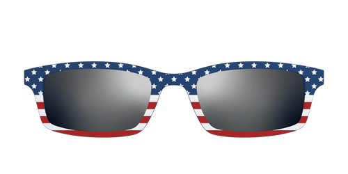The Polarized Stars & Stripes Sun Top - Pair Eyewear
