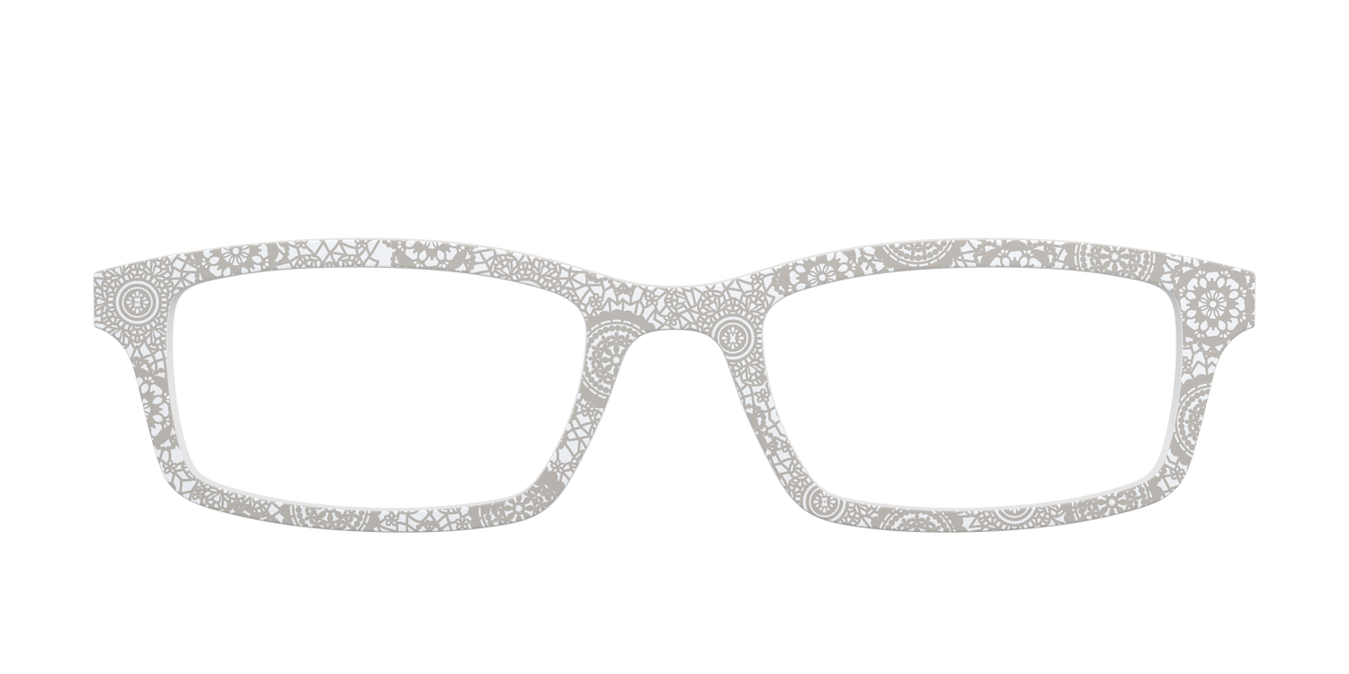 The Taupe Medallion Lace - Front Top Image - Pair Eyewear