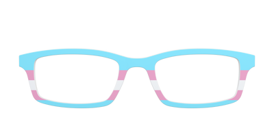 The Transgender Flag - Front Top Thumbnail - Pair Eyewear