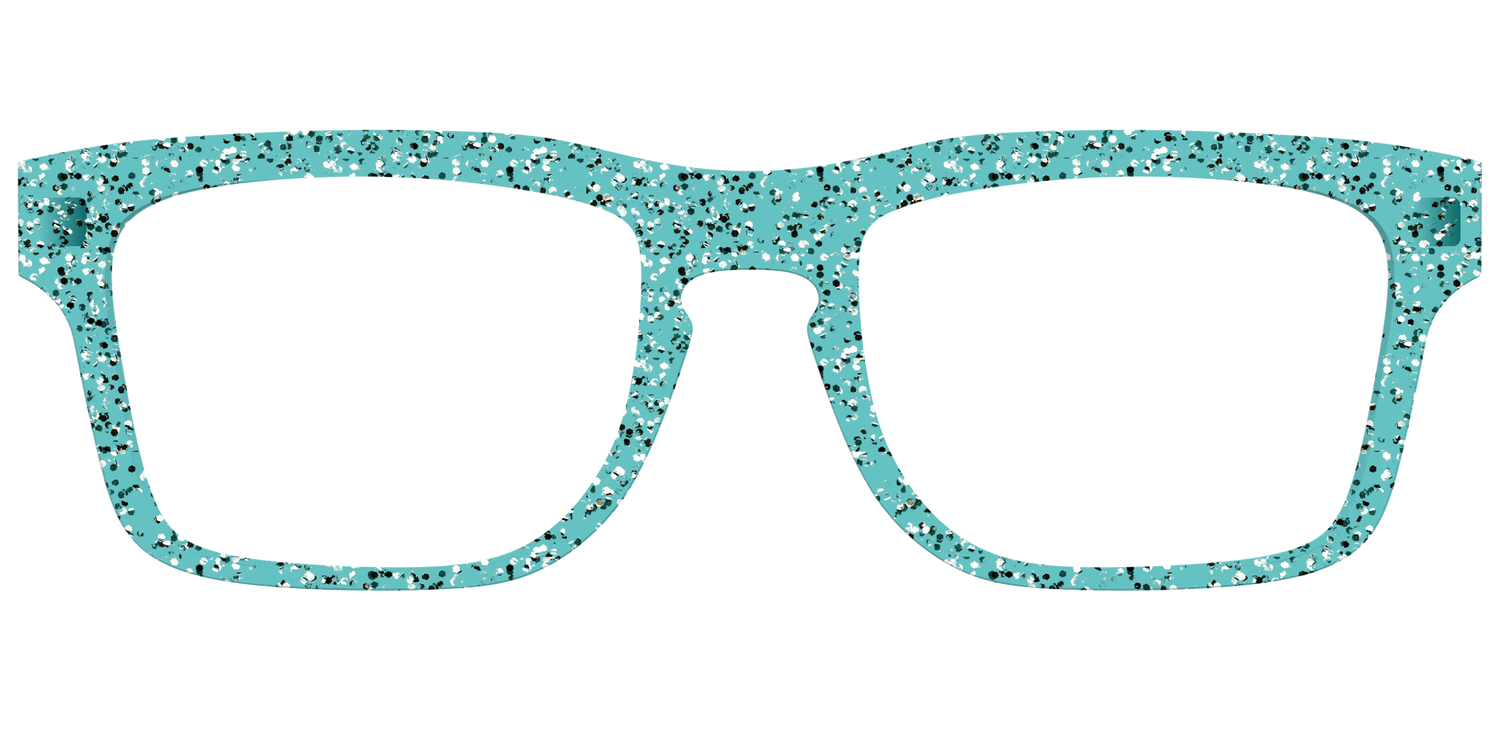 The Mint Sparkle - Front Top Image - Pair Eyewear