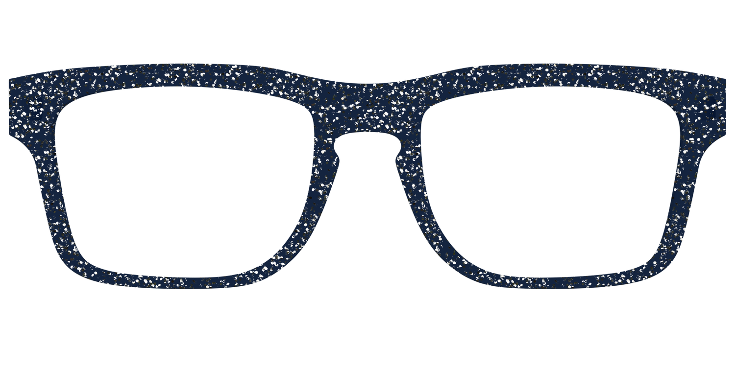 The Navy Sparkle - Front Top Image - Pair Eyewear