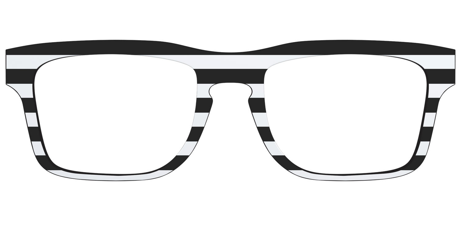 The Striped - Front Top Image - Pair Eyewear