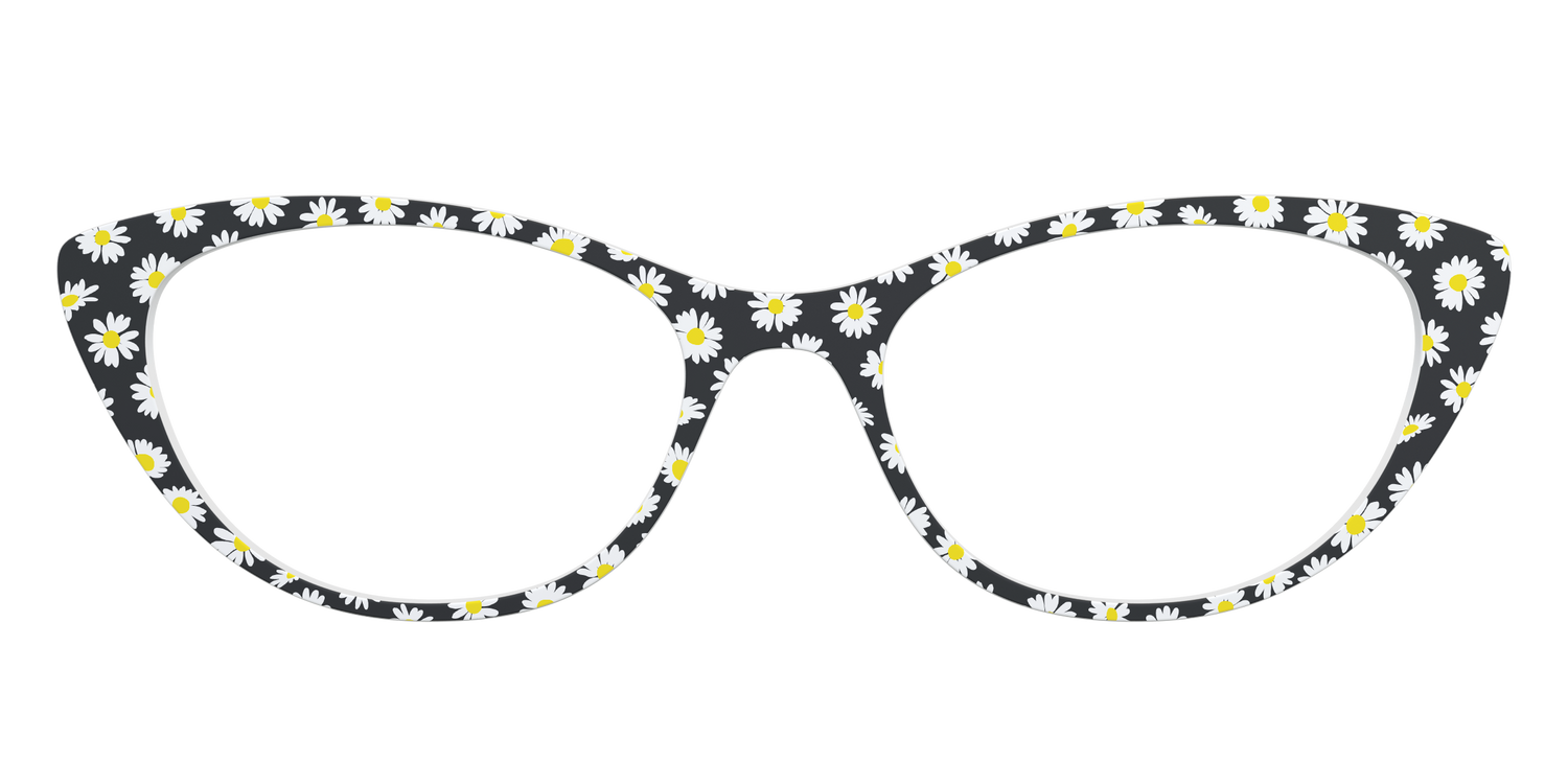 The Black Daisy - Front Top Image - Pair Eyewear