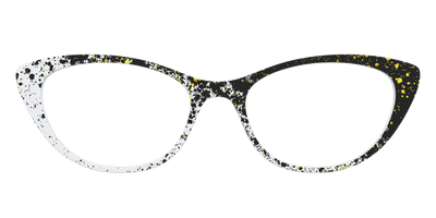 The Black & White Splatter - Front Top Thumbnail - Pair Eyewear