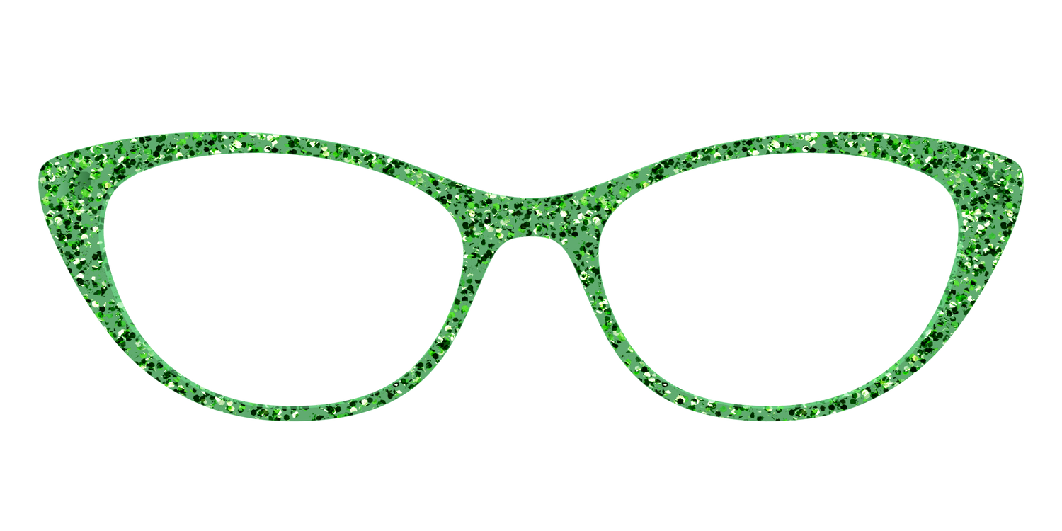 The Emerald Sparkle - Front Top Image - Pair Eyewear