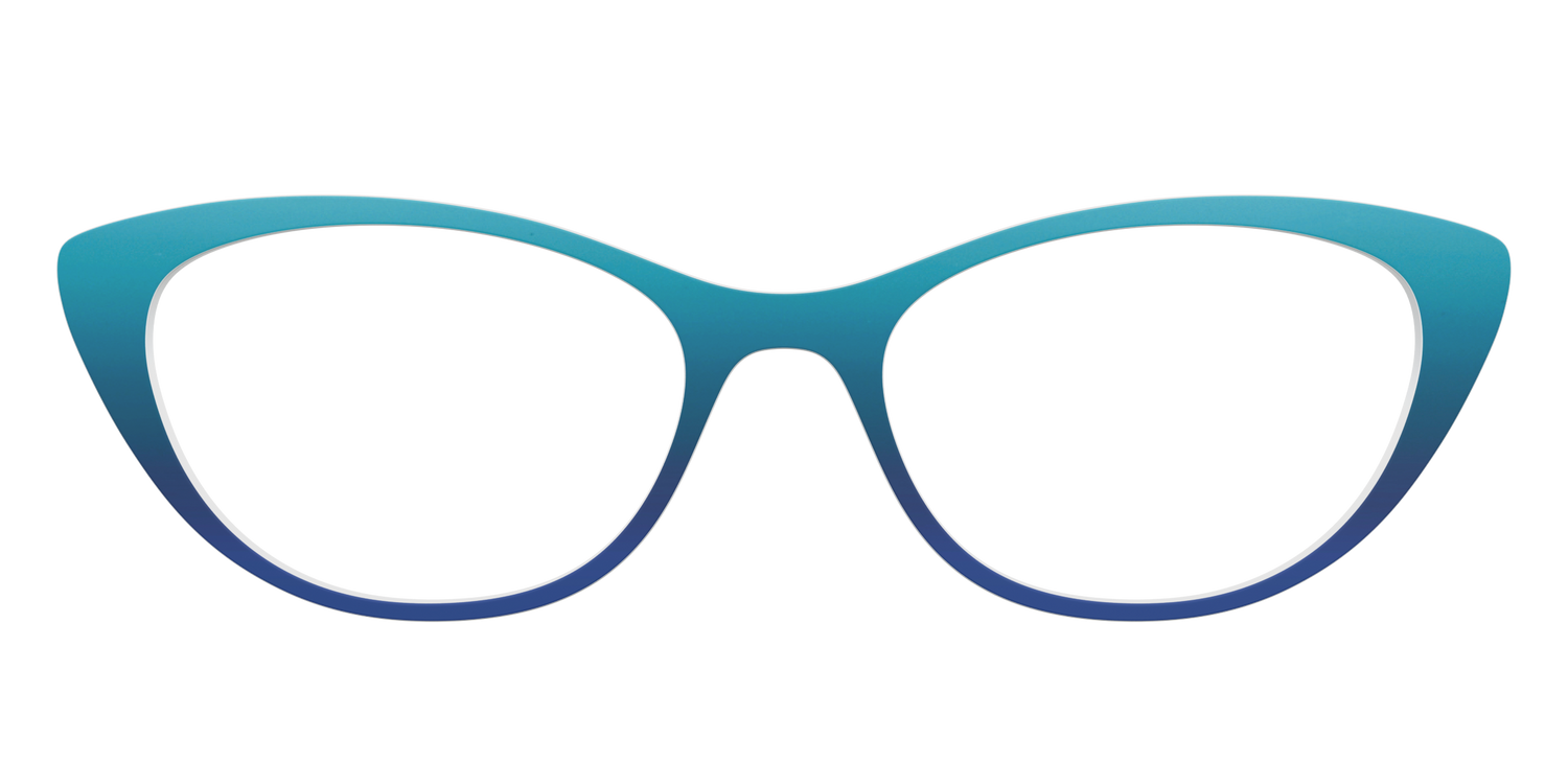 The Ocean Blue - Front Top Image - Pair Eyewear