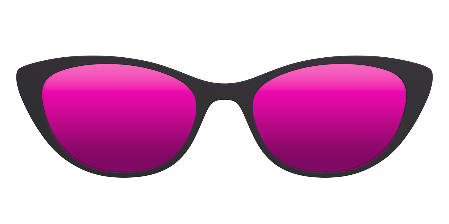 The Polarized Pink Reflective Sun Top - Front Top Image - Pair Eyewear