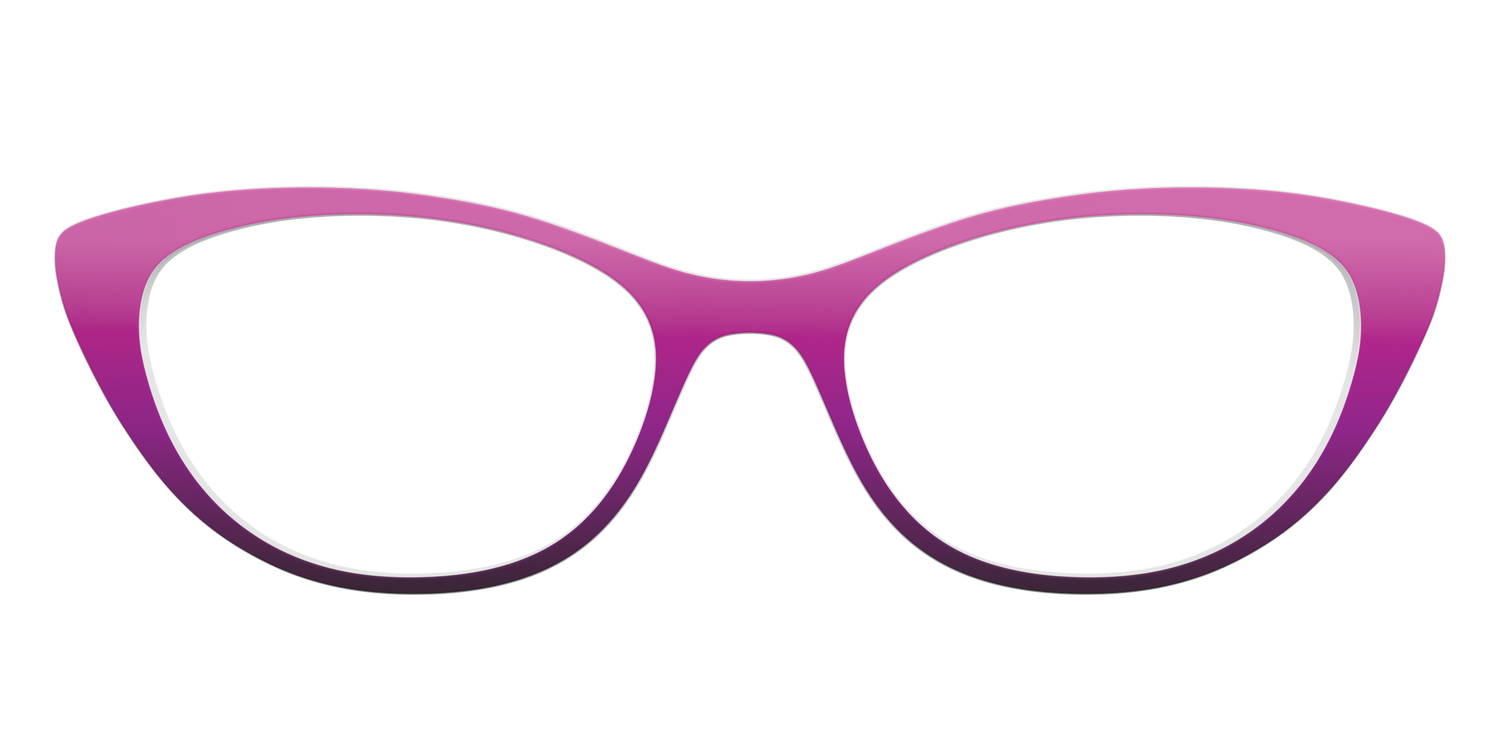 The Pink to Plum Gradient - Front Top Image - Pair Eyewear