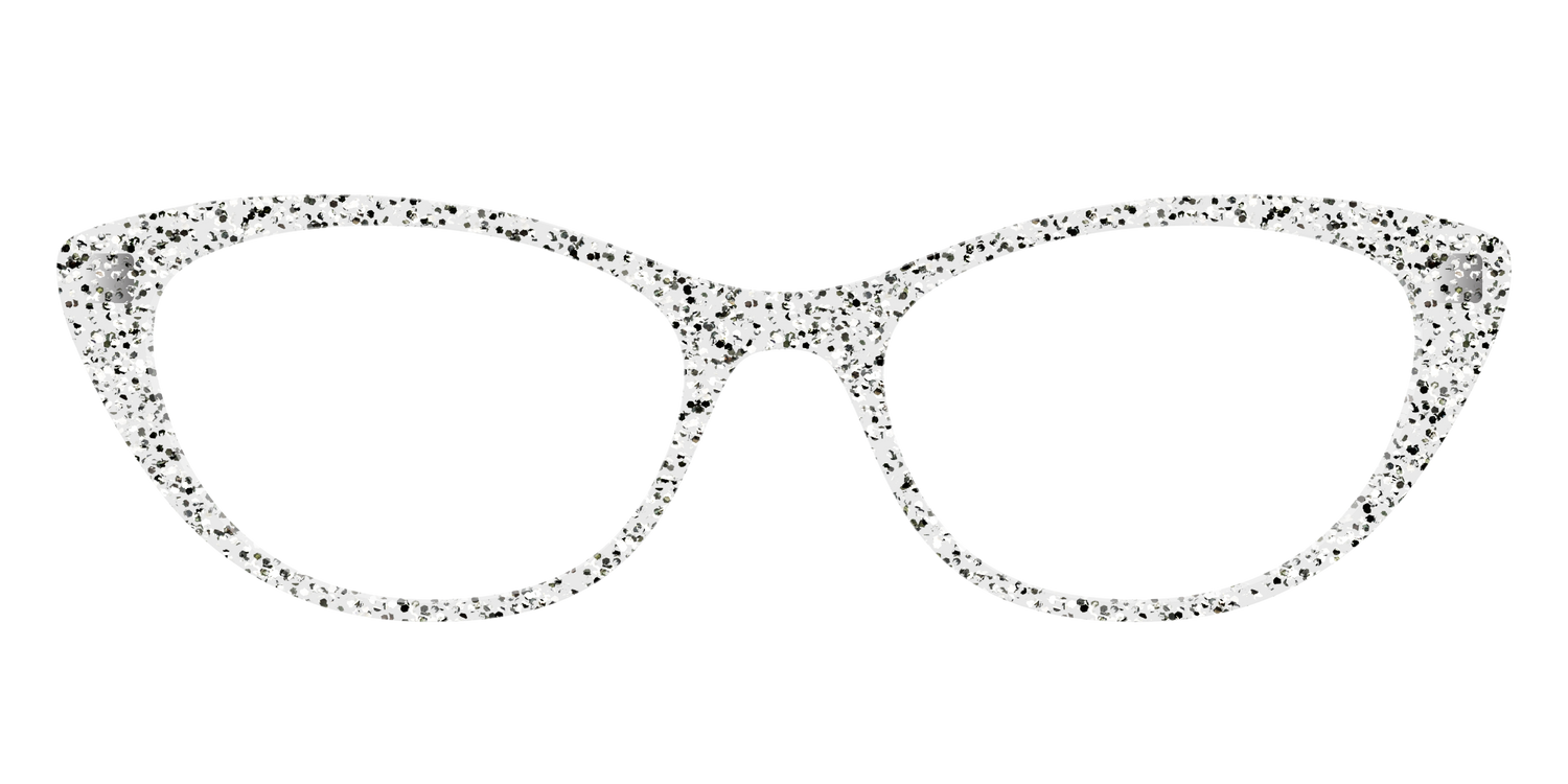 The Silver Sparkle - Front Top Image - Pair Eyewear