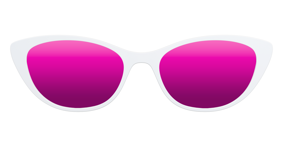 The Polarized White Sun Top - Front Top Image - Pair Eyewear