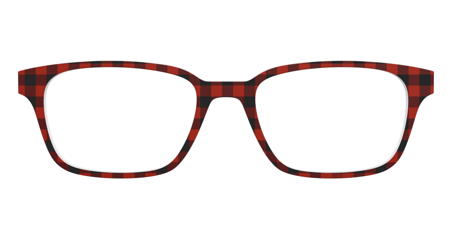 The Buffalo Plaid - Front Top Image - Pair Eyewear