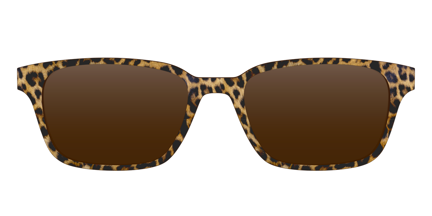 The Polarized Cheetah Spots Sun Top - Front Top Image - Pair Eyewear