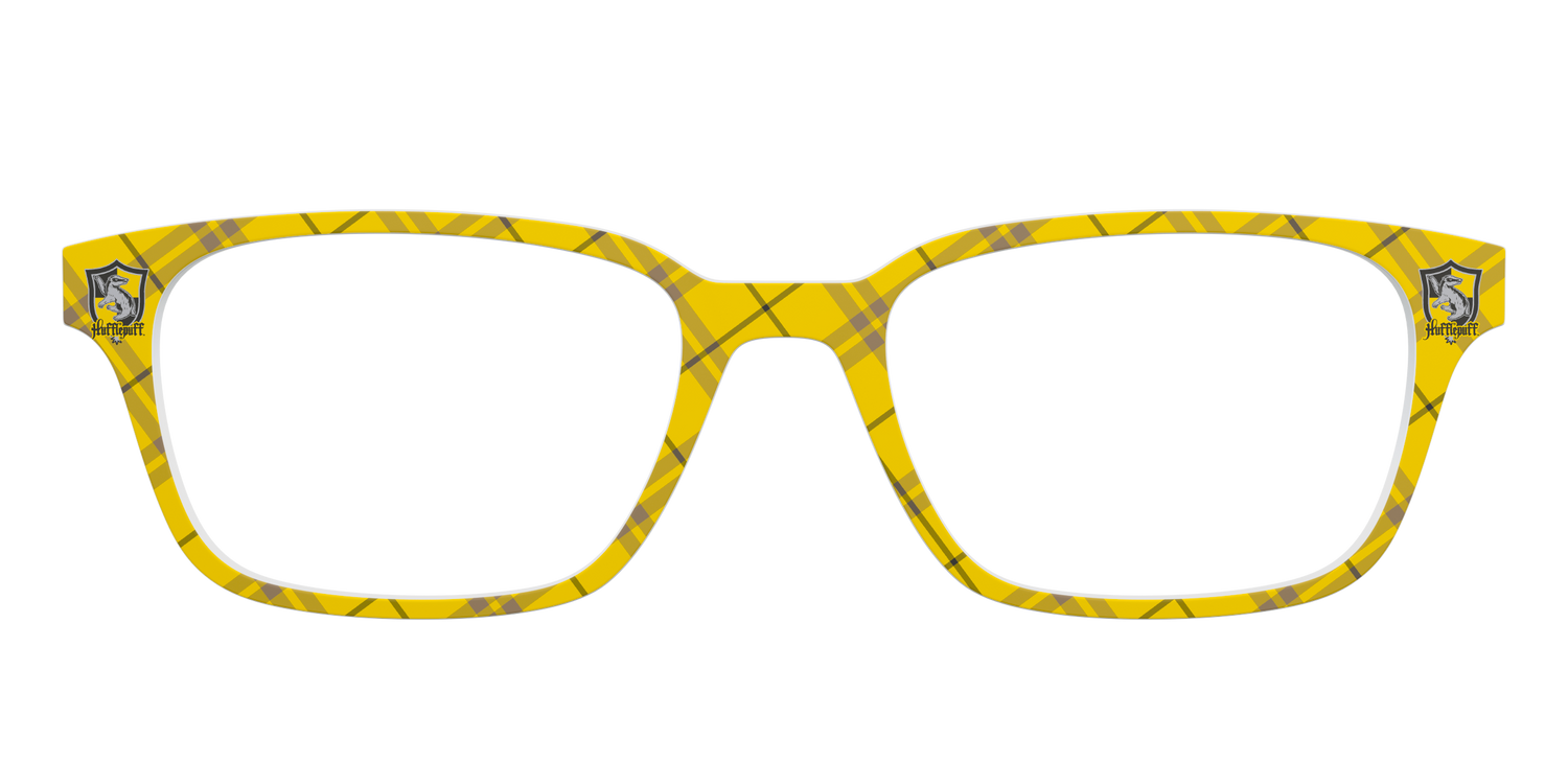 The Hufflepuff™ Plaid - Front Top Image - Pair Eyewear