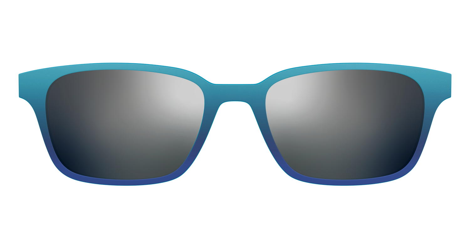 The Polarized Ocean Blue Sun Top - Front Top Image - Pair Eyewear