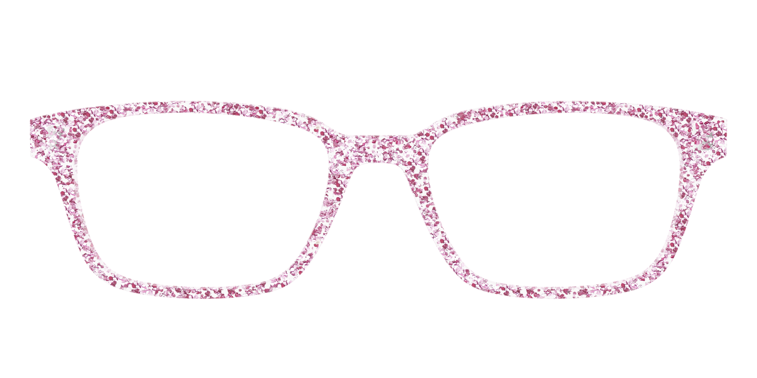 The Rose Gold Sparkle - Front Top Image - Pair Eyewear