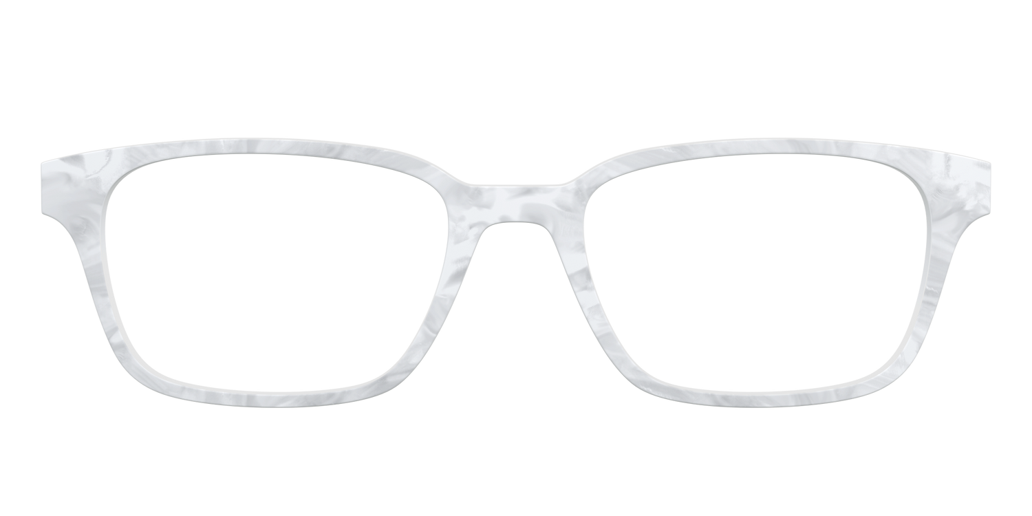 The White Pearlescent - Front Top Image - Pair Eyewear