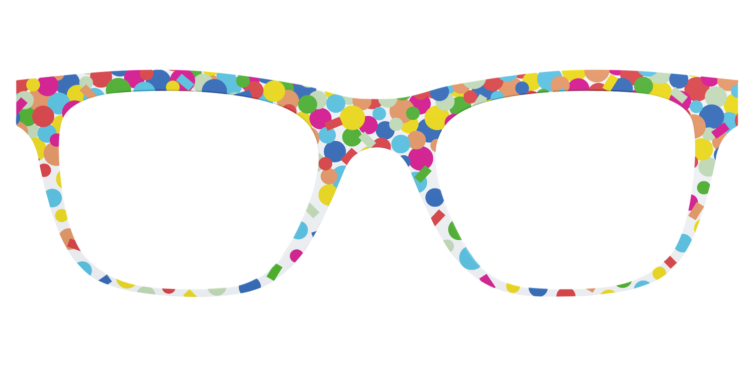 The Confetti - Front Top Image - Pair Eyewear