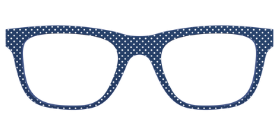 The Navy Pin Dot - Front Top Thumbnail - Pair Eyewear